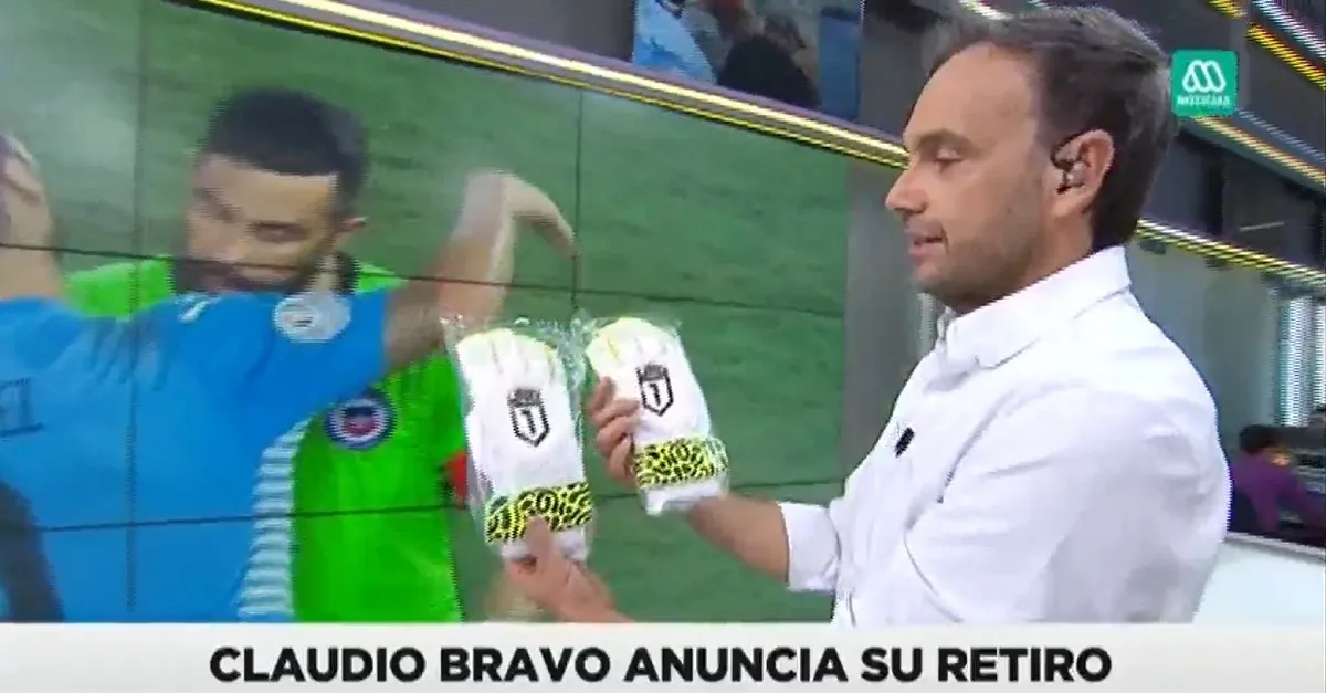 MEGA | Rodrigo Sepúlveda agradece la carrera del arquero Claudio Bravo.