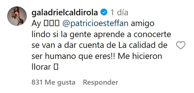 Me hicieron llorar: Gala se emocionó con video de Patricio Esteffan